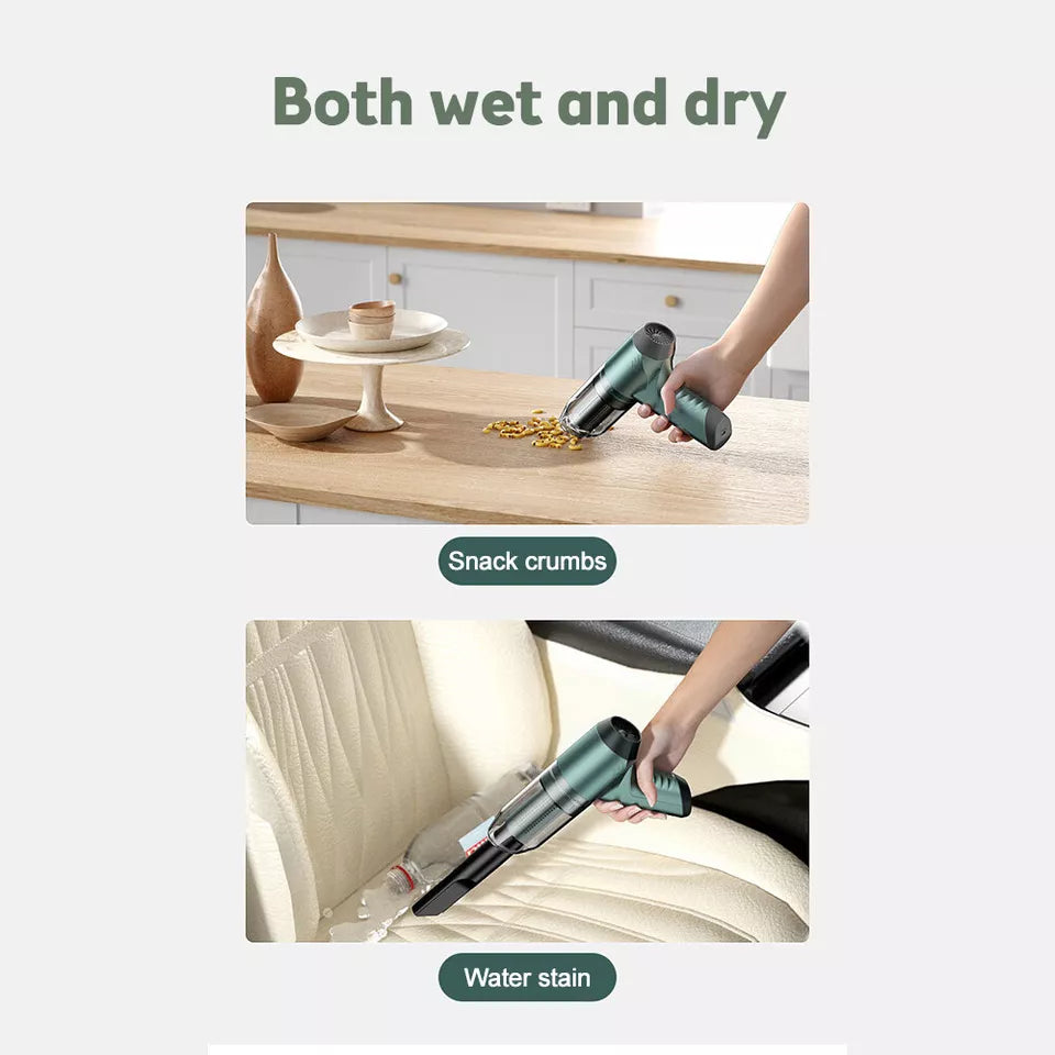 Wireless Vacuum Cleaner - 3 in 1 Portable Handheld Car Vacuum Cleaner for Keyboard Cleaning,Outdoor and Pet Hair