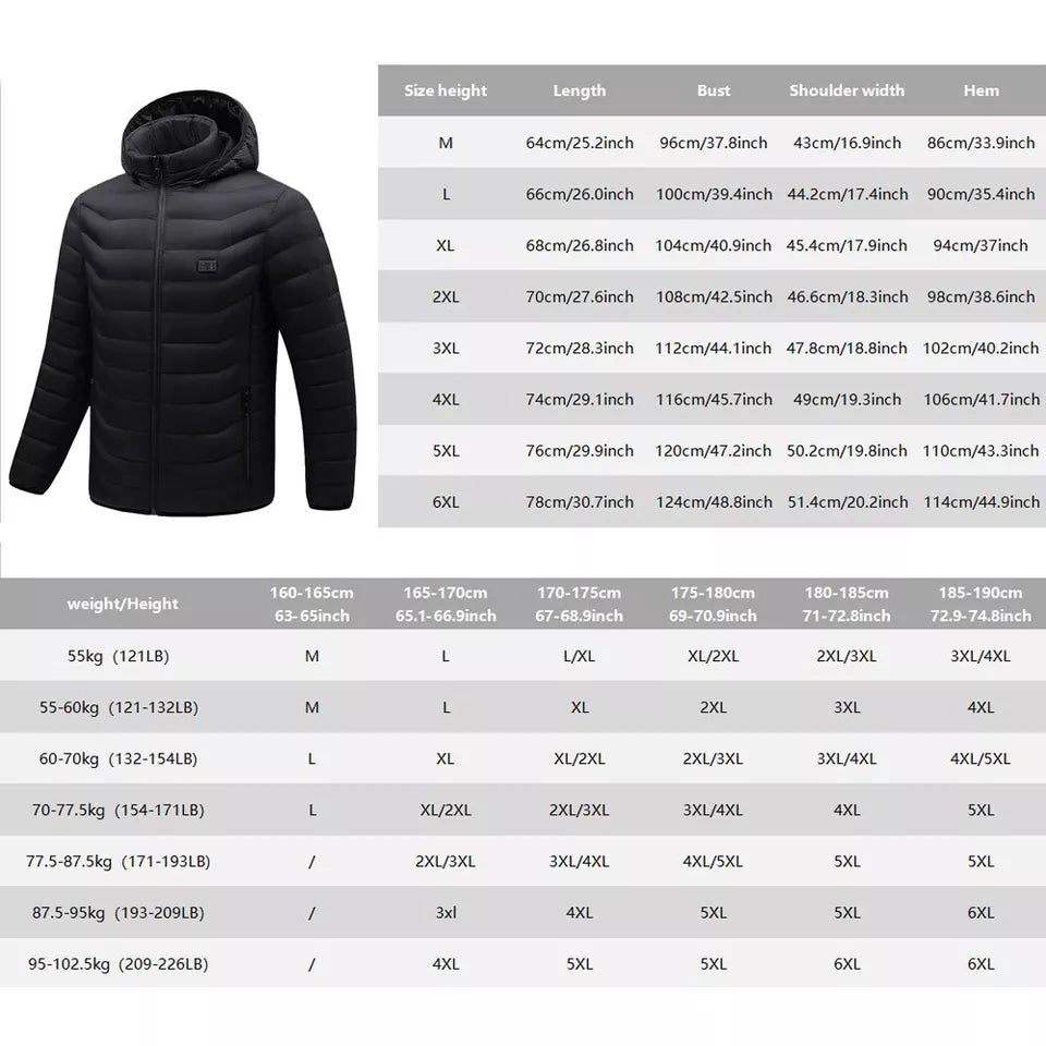 Unisex Heated Jacke