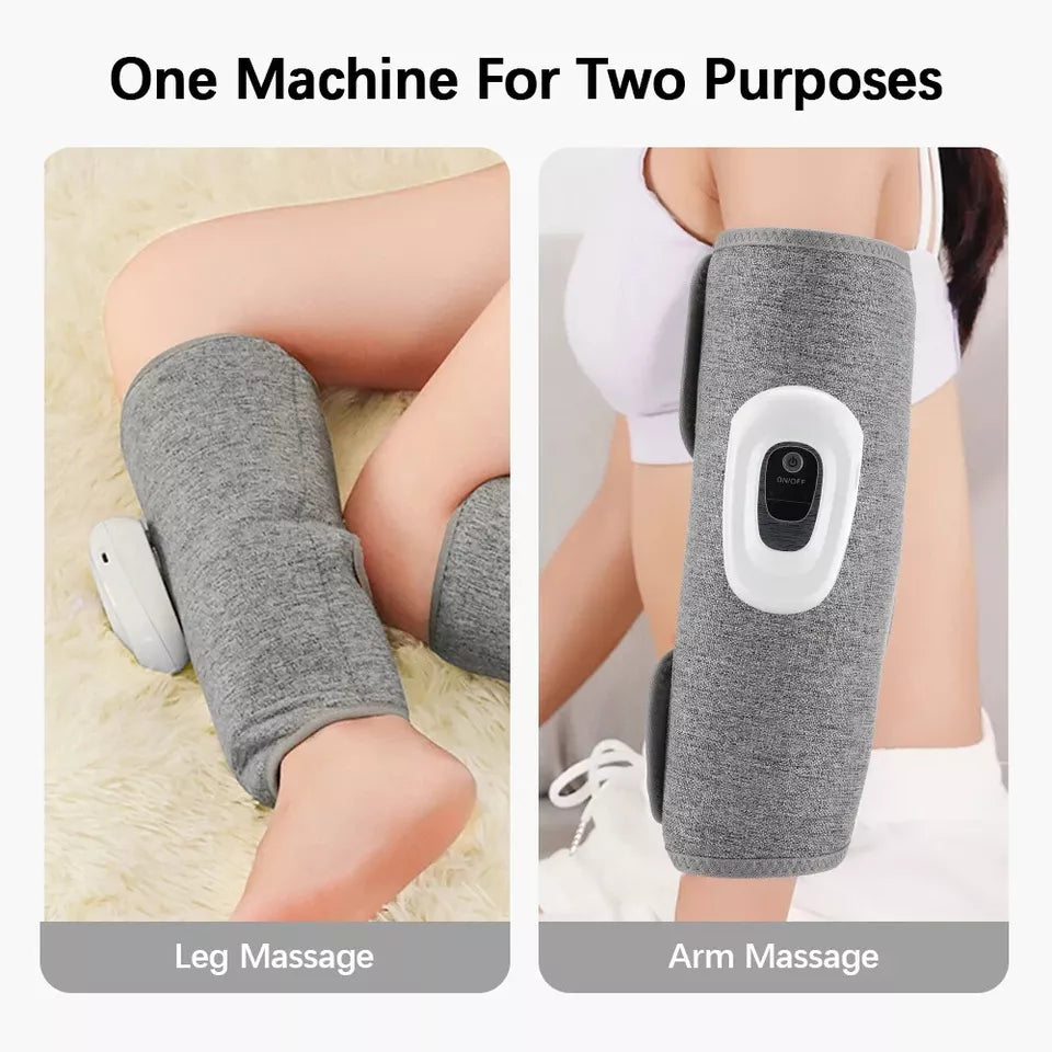 Advanced Wireless Leg Calf Massager with Full Pressotherapy