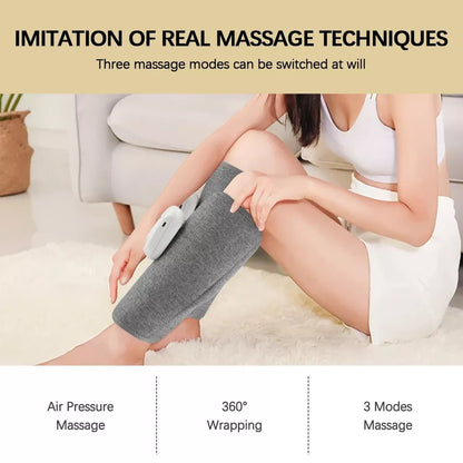 Advanced Wireless Leg Calf Massager with Full Pressotherapy