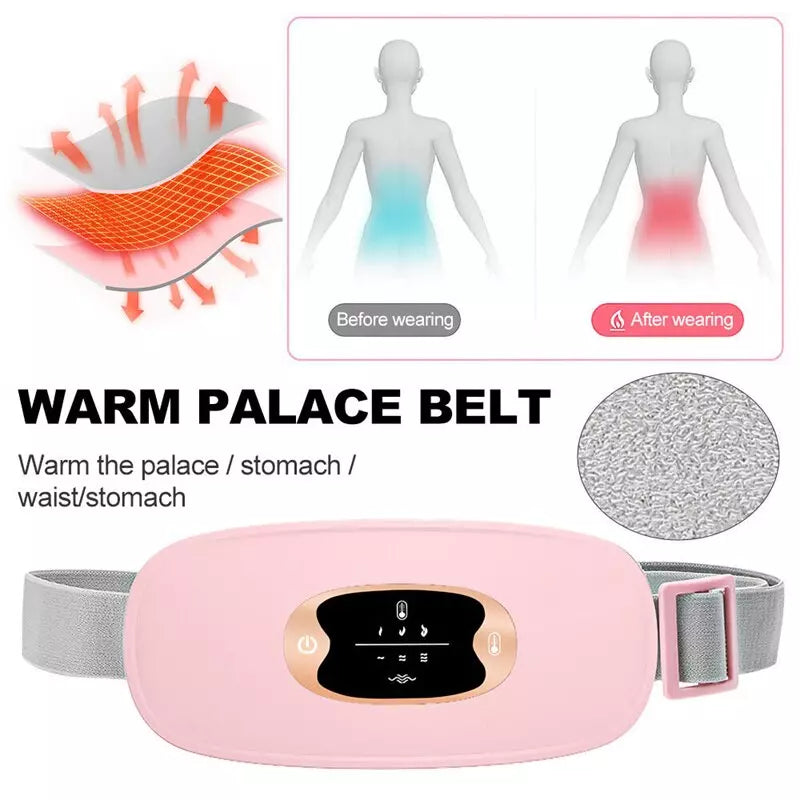 Smart Heating Massage Belt | Relief for Period & Menstrual Cramps