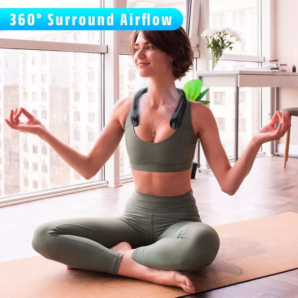 Portable Hands Free 360° Cooling Neck Fan