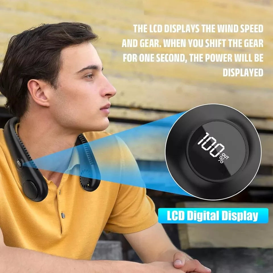 Portable Hands Free 360° Cooling Neck Fan