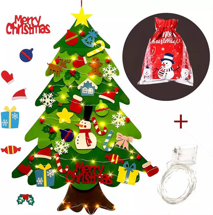 3D DIY Felt Montessori Christmas Tree