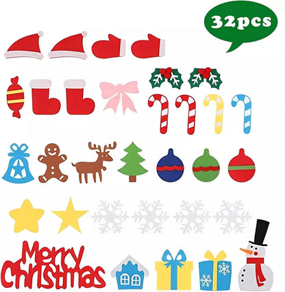 3D DIY Felt Montessori Christmas Tree