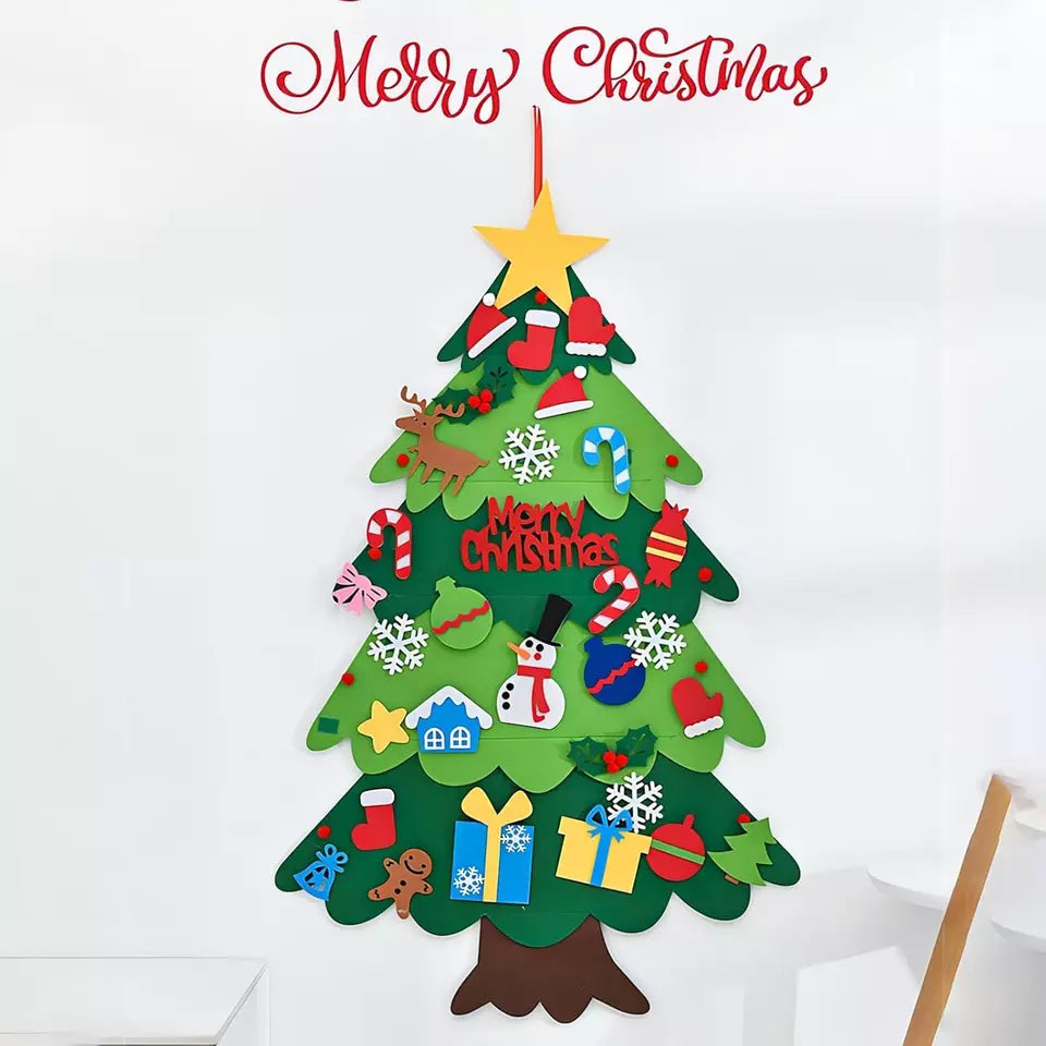 3D DIY Felt Montessori Christmas Tree
