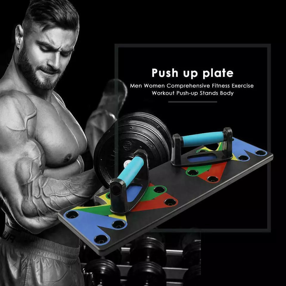 Adjustable Pushup Machine – Strength Training & Core Workout Equipment
